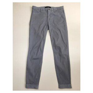 J BRAND Yearling Slate Blue ANJA Clean Cuffed Hem Crop Skinny Jeans